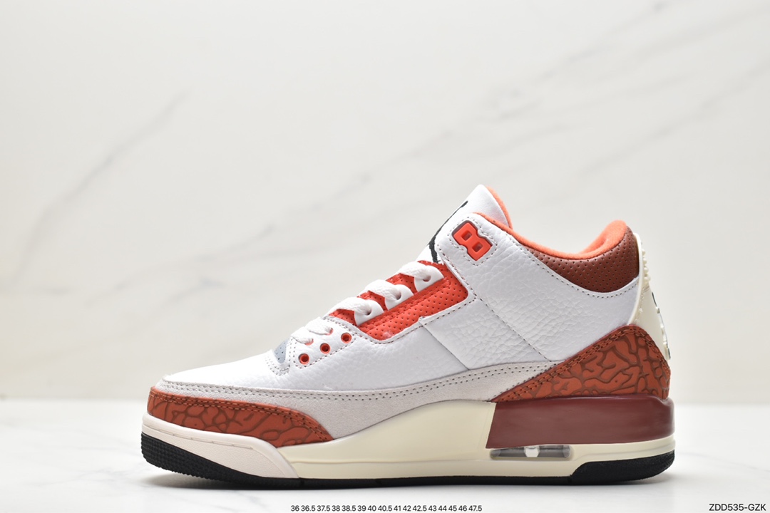 230 Air Jordan 3 Retro ”Hide and Sneak“ 白灰棕 AJ3 乔丹3代 DV7028-108