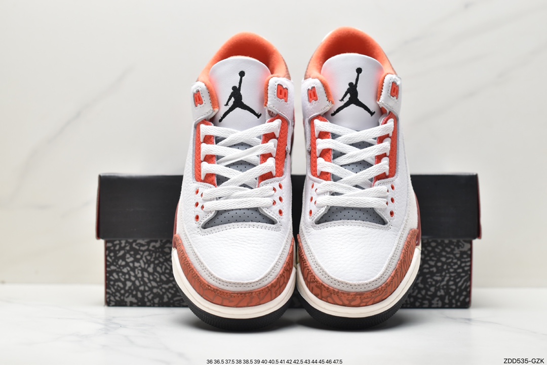 230 Air Jordan 3 Retro ”Hide and Sneak“ 白灰棕 AJ3 乔丹3代 DV7028-108