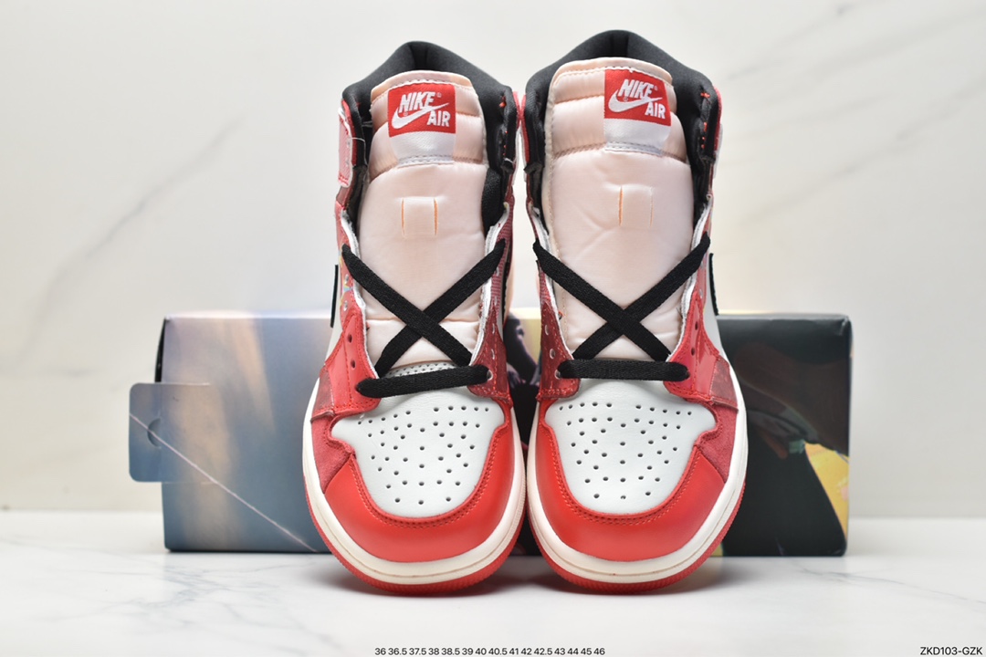 260 Air Jordan AJ1 Retro High 蜘蛛侠2.0 全鞋电脑针车DV1748-601