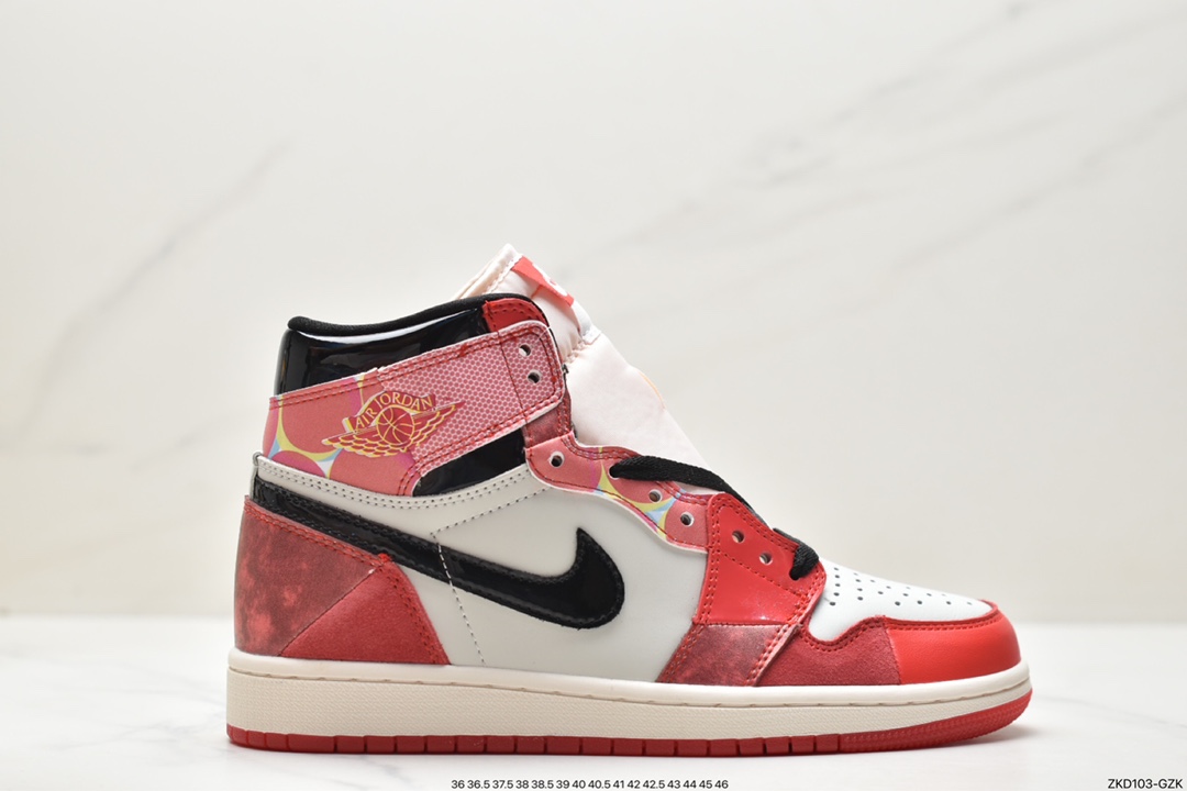 260 Air Jordan AJ1 Retro High 蜘蛛侠2.0 全鞋电脑针车DV1748-601