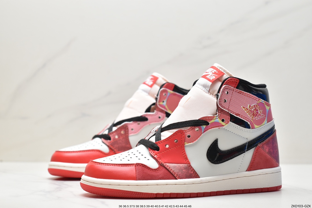 260 Air Jordan AJ1 Retro High 蜘蛛侠2.0 全鞋电脑针车DV1748-601