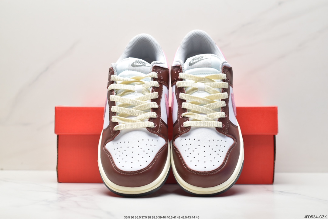 板鞋, Nike Dunk Low, Nike Dunk, NIKE, Dunk Low, Dunk, DD1503-117 - 耐克 Nike Dunk Low 玫瑰枪手 防滑耐磨 低帮 休闲运动板鞋 女款 红白 DD1503-117