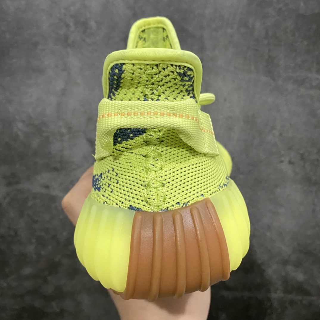 LW版本Yeezy350V2荧光绿黄