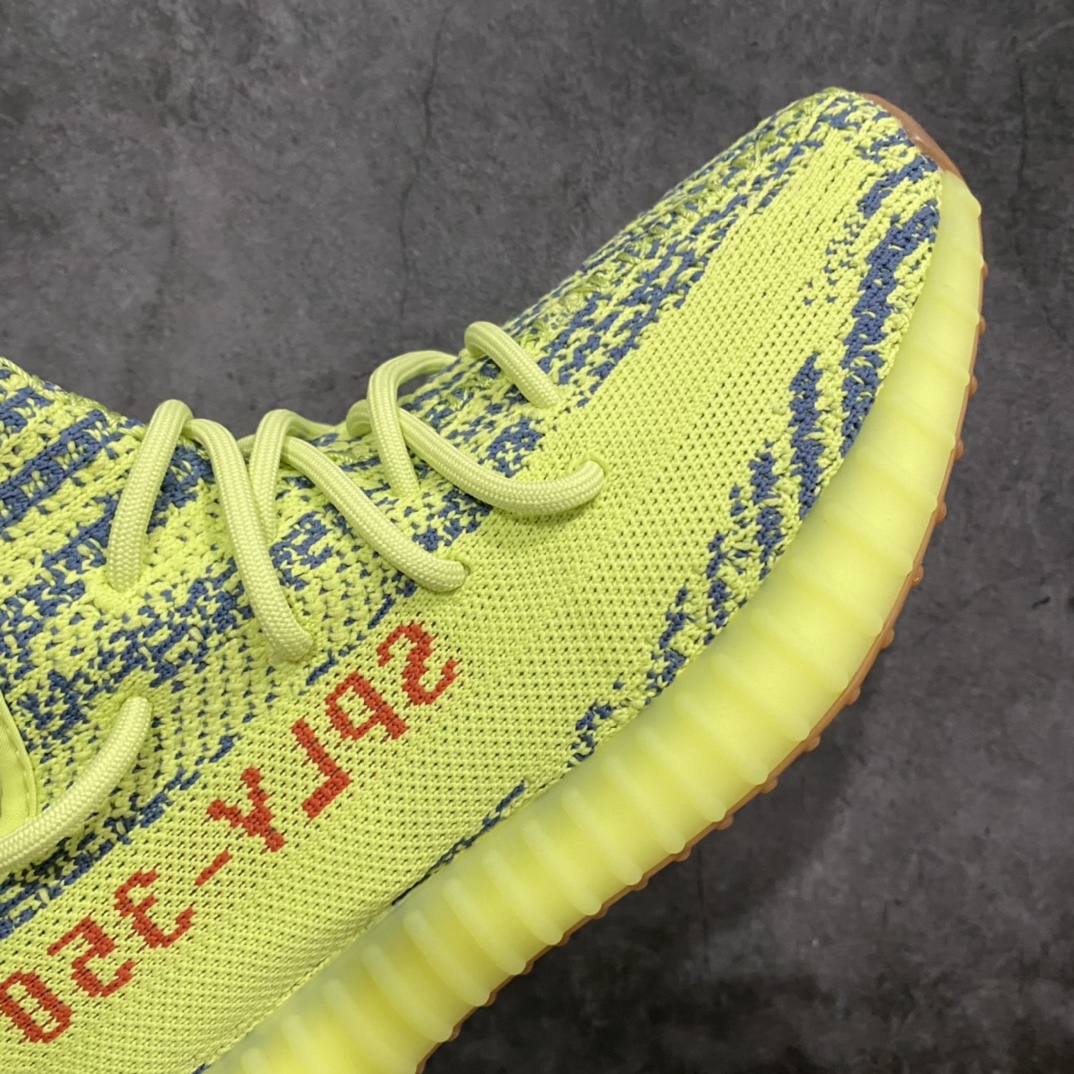 LW版本Yeezy350V2荧光绿黄