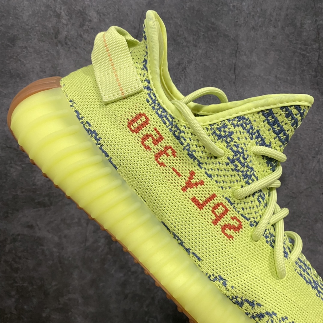 LW版本Yeezy350V2荧光绿黄