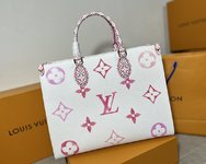 Louis Vuitton LV Onthego Bags Handbags Pink Canvas M22975