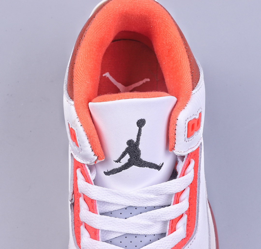260 Air Jordan 3 Retro AJ3 乔3红爆裂纹 DV7028-108