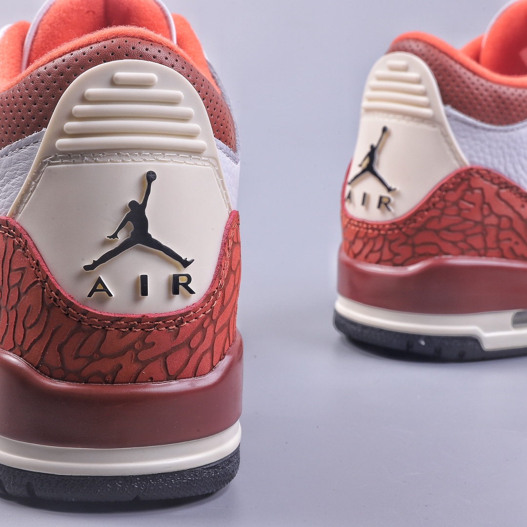 260 Air Jordan 3 Retro AJ3 乔3红爆裂纹 DV7028-108