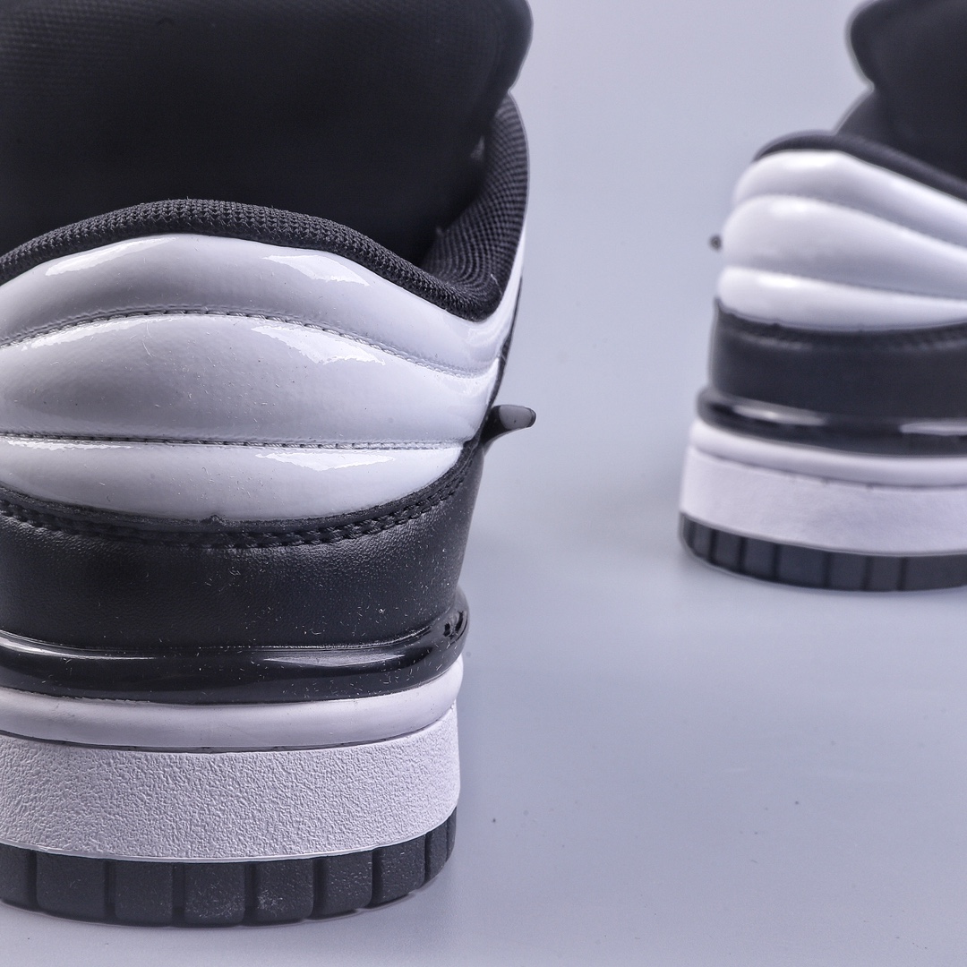 220 史诗级性价比 Nike Dunk Low Twist Panda 熊猫 黑白色 SB低帮运动休闲板鞋 DZ2794-001