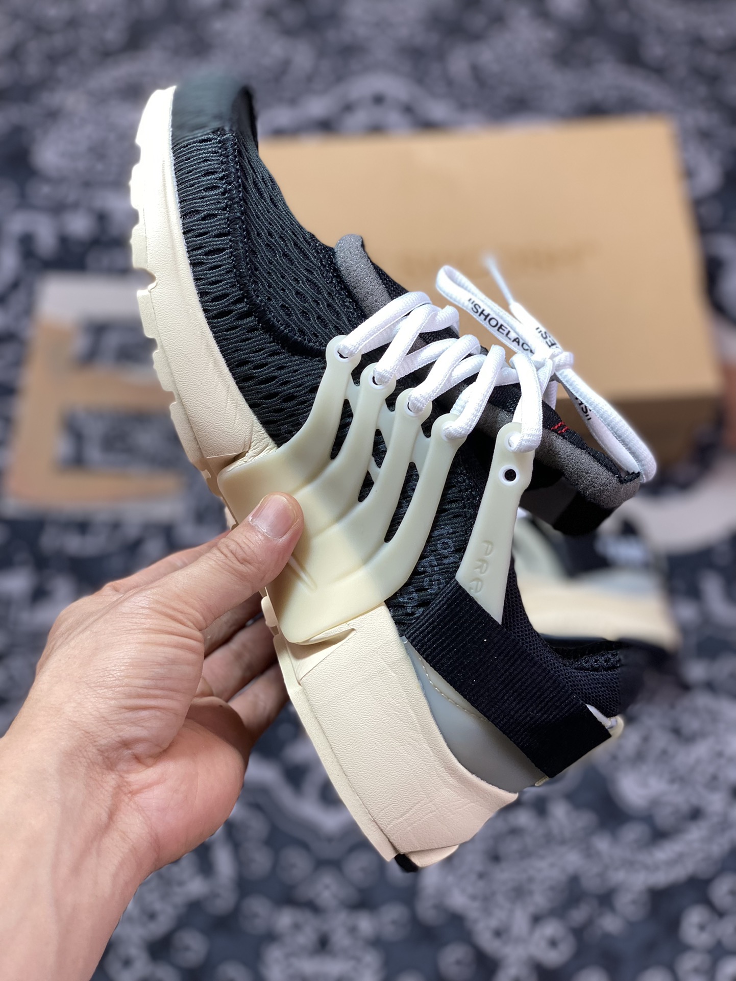 全新升级 市售工艺标杆Off-White x NK Air Presto 2.0 Virgil Abloh设计师独立品牌 AA3830-001