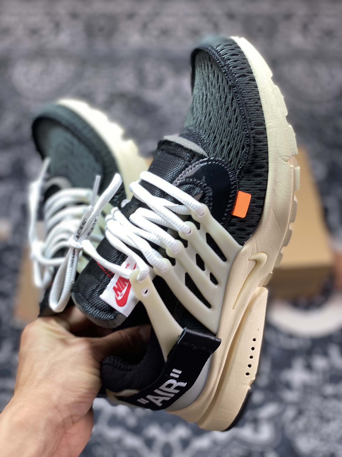 全新升级 市售工艺标杆Off-White x NK Air Presto 2.0 Virgil Abloh设计师独立品牌 AA3830-001