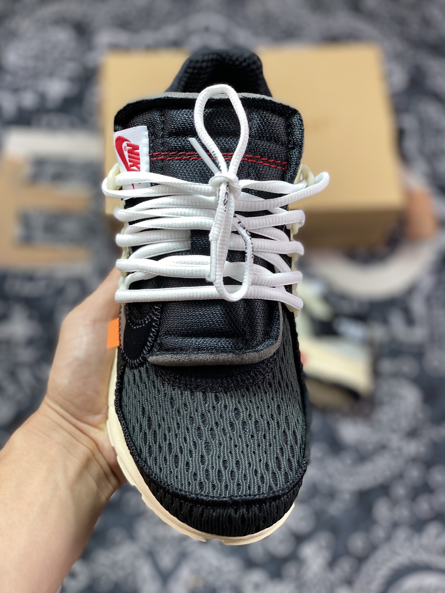 全新升级 市售工艺标杆Off-White x NK Air Presto 2.0 Virgil Abloh设计师独立品牌 AA3830-001