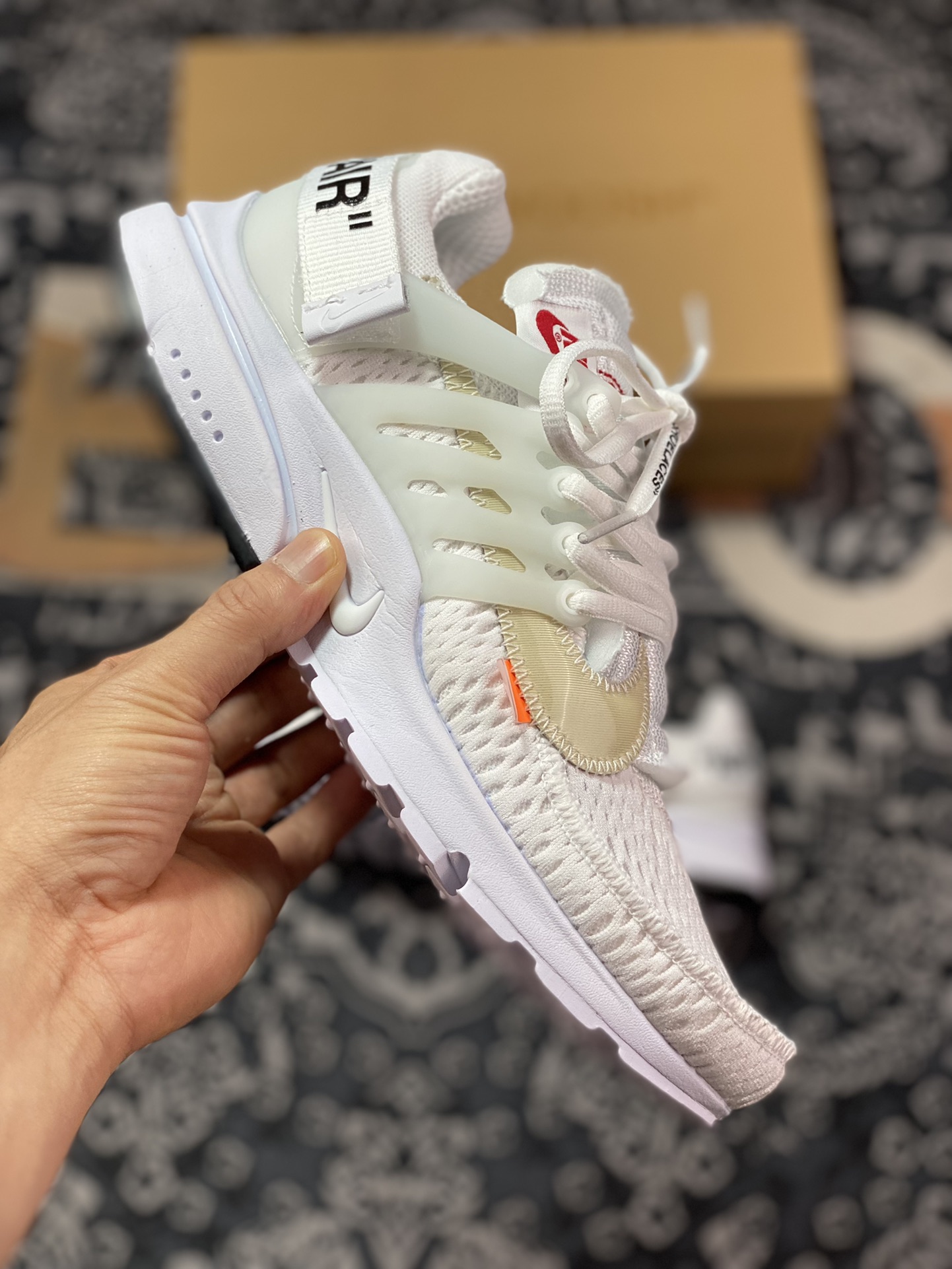 全新升级 市售工艺标杆 Off-White x NK Air Presto 2.0 Virgil Abloh设计师独立品牌 AA3830-100