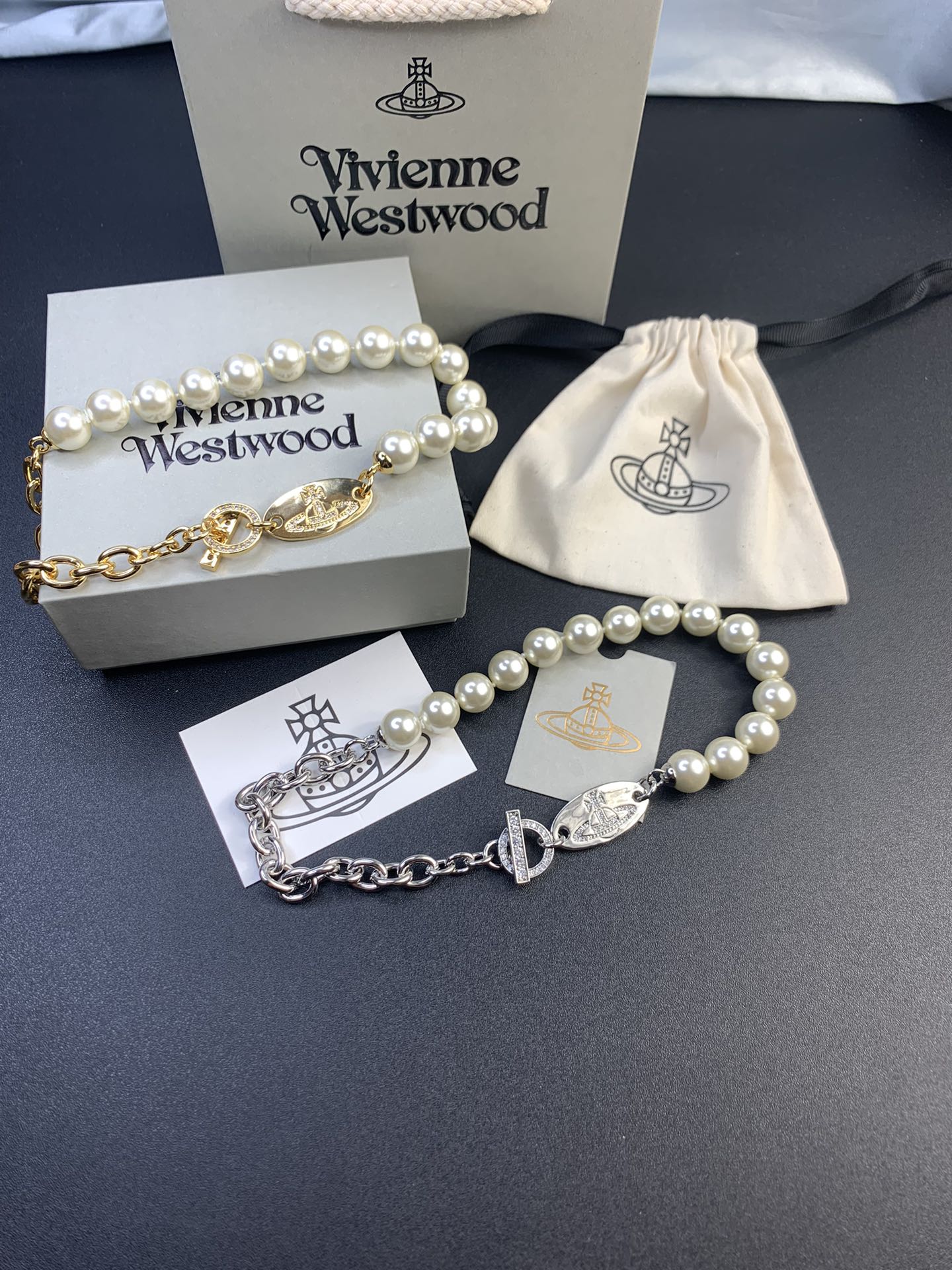 NO:103380,Queen Mother Sui Yuan Saturn Pearl Necklace, Golden Platinum, Queen Mother Necklace, Necklace, Gold19860909西太后隋圆土星牌珍珠项链一黄金色白金色,西太后项链,necklace,gold,Jewelry