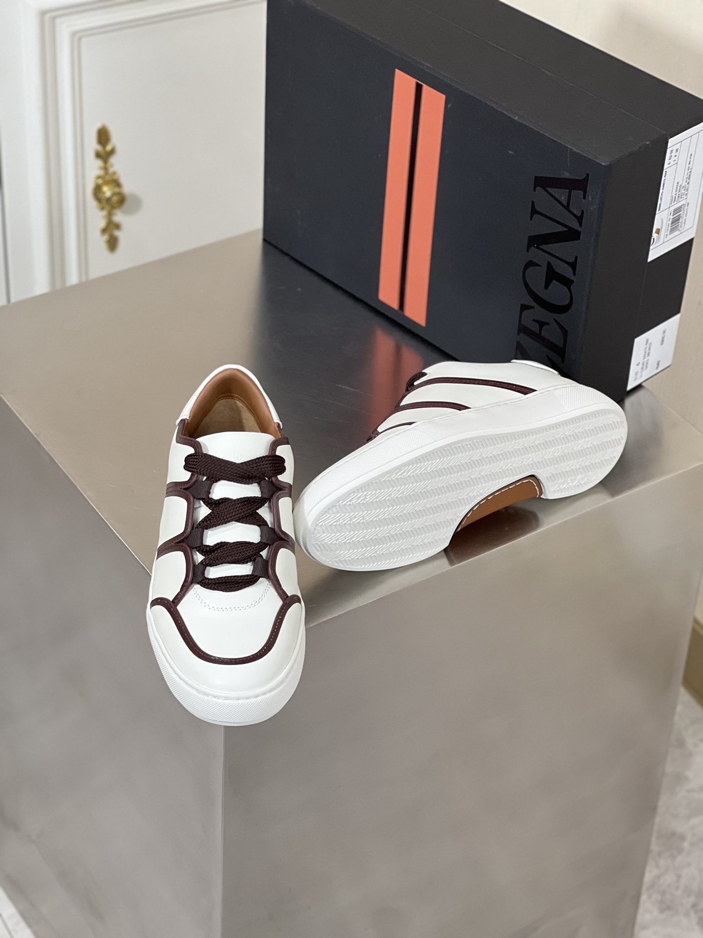 --NUEVOS PRODUCTOS--ERMENEGILDO ZEGNA Zegna 2023 nuevos zapatos deportivos de los hombres! ¡Este mod