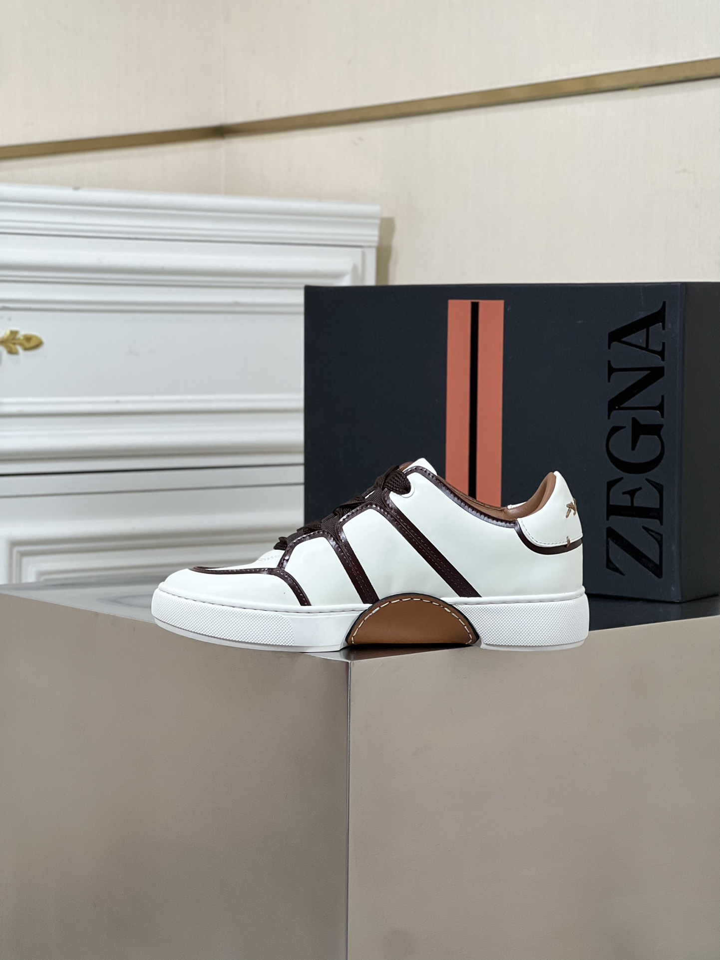 --NUEVOS PRODUCTOS--ERMENEGILDO ZEGNA Zegna 2023 nuevos zapatos deportivos de los hombres! ¡Este mod