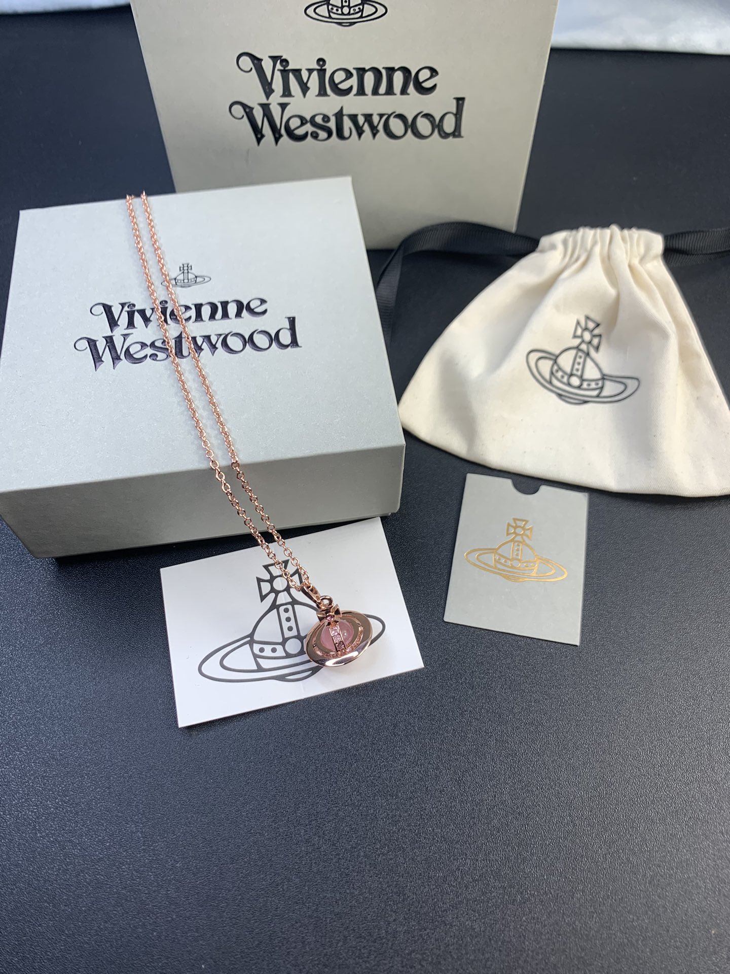 NO:103381,Queen Mother of the Cities rose gold pink glass ball three-dimensional Saturn necklace, Queen Mother of the Cities necklace, necklace19860909西太后玫瑰金粉色玻璃球立体土星项链,西太后项链,necklace,Jewelry