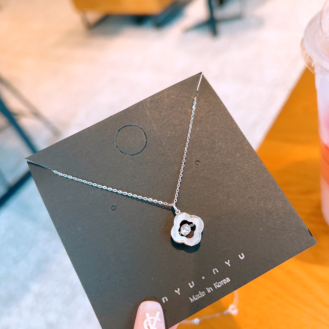 Allergiearmes Silber Kette Wald Weihnachten Gold