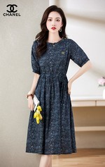 Buy Sell
 Chanel Clothing Dresses Green Cotton Summer Collection Fashion Casual