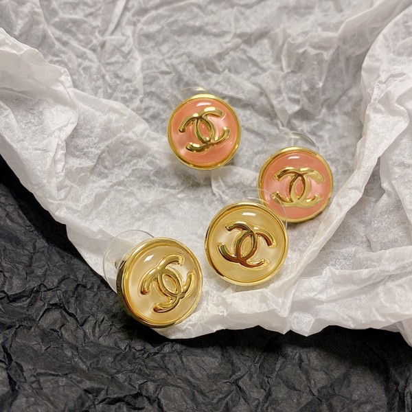 Chanel Best Jewelry Earring Yellow Brass