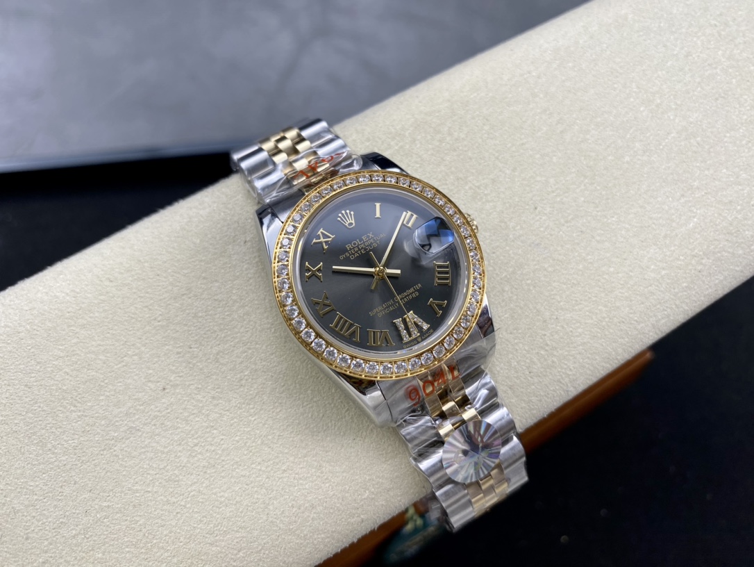 SK Factory 労力士Rolex 日志型31mm 自動巻き女性用腕時計