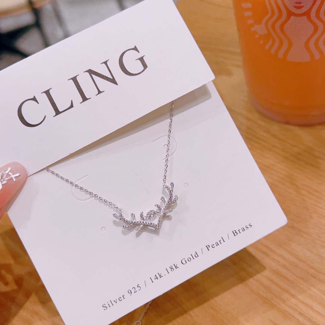 甘辛ファインシルバーネックレスシルバー 春節