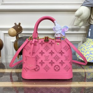 Fashion Designer
 Louis Vuitton LV Alma BB Bags Handbags Embroidery Monogram Canvas Cowhide Mini M91606