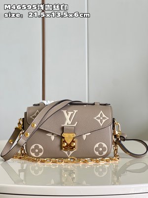 Louis Vuitton LV Pochette MeTis Bags Handbags Empreinte​ Chains M46595