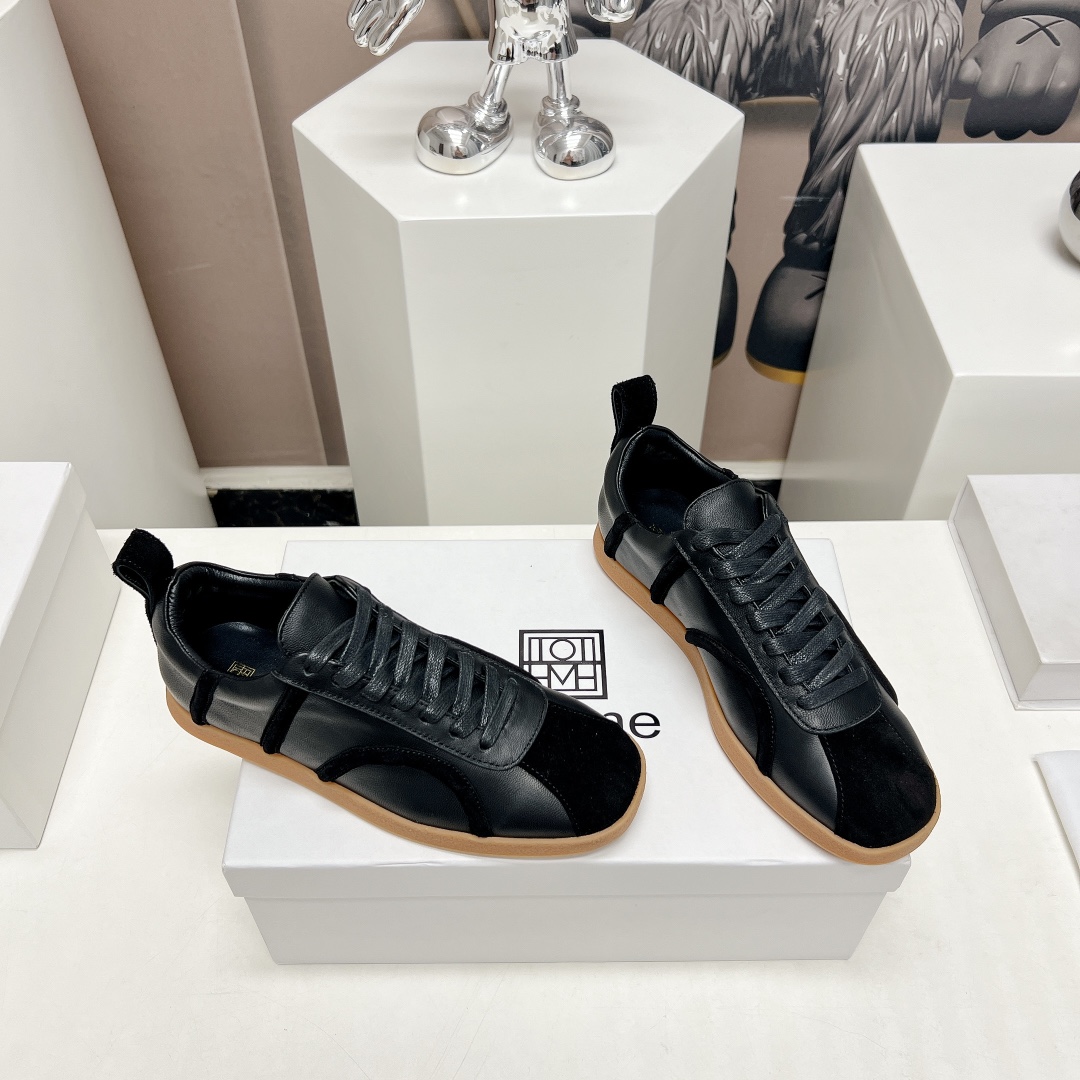 Toteme 2023/aw Nordic Style Recreational Shoes with Sheep Skin and TPU Bottom - 图片 2
