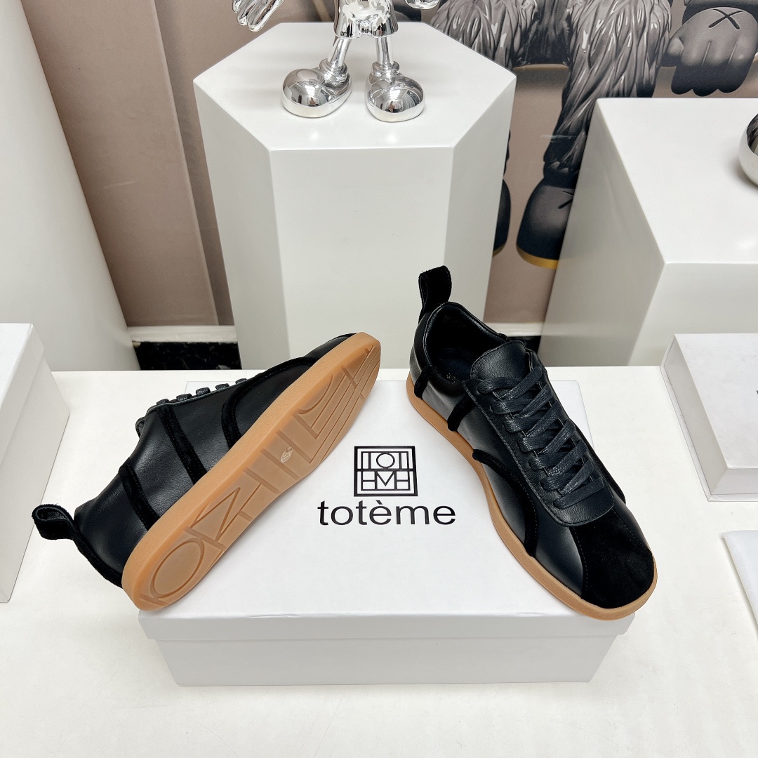 Toteme 2023/aw Nordic Style Recreational Shoes with Sheep Skin and TPU Bottom - 图片 9