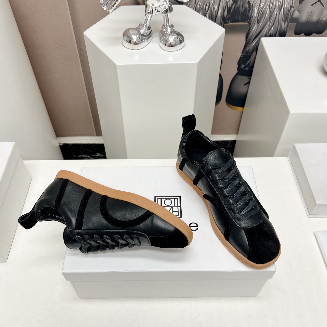 Toteme 2023/aw Nordic Style Recreational Shoes with Sheep Skin and TPU Bottom - 图片 7