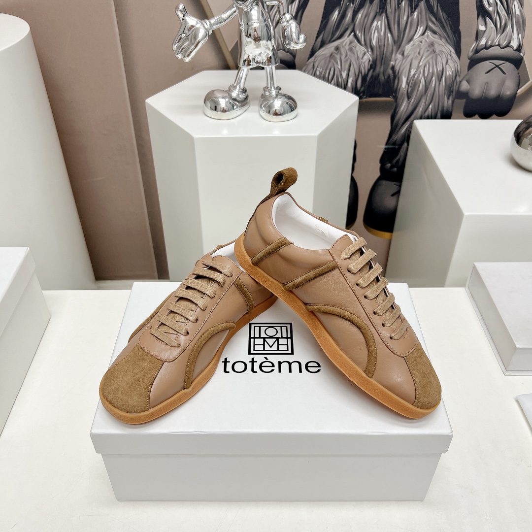 Toteme 2023/aw Top Edition Recreational Shoes: Nordic Design, Sheep Skin, TPU Bottom - 图片 4
