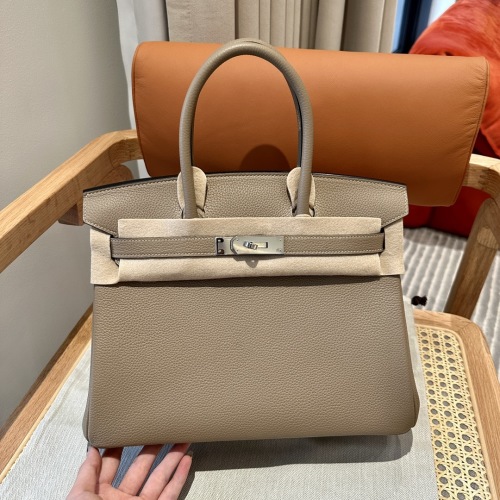 Birkin 30cm Gris Tourterelle Togo Leather Handbag with Silver Hardware 1 Birkin 30cm Gris Tourterelle Togo Leather Handbag with Silver Hardware