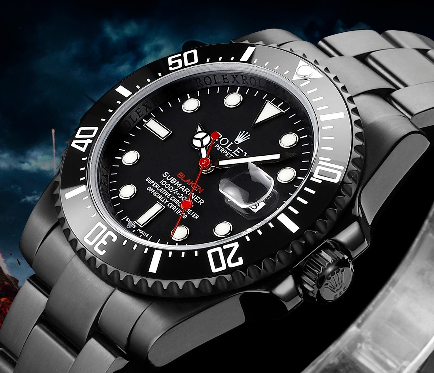 ROLEX 水鬼系列 机械腕表男,手表 5