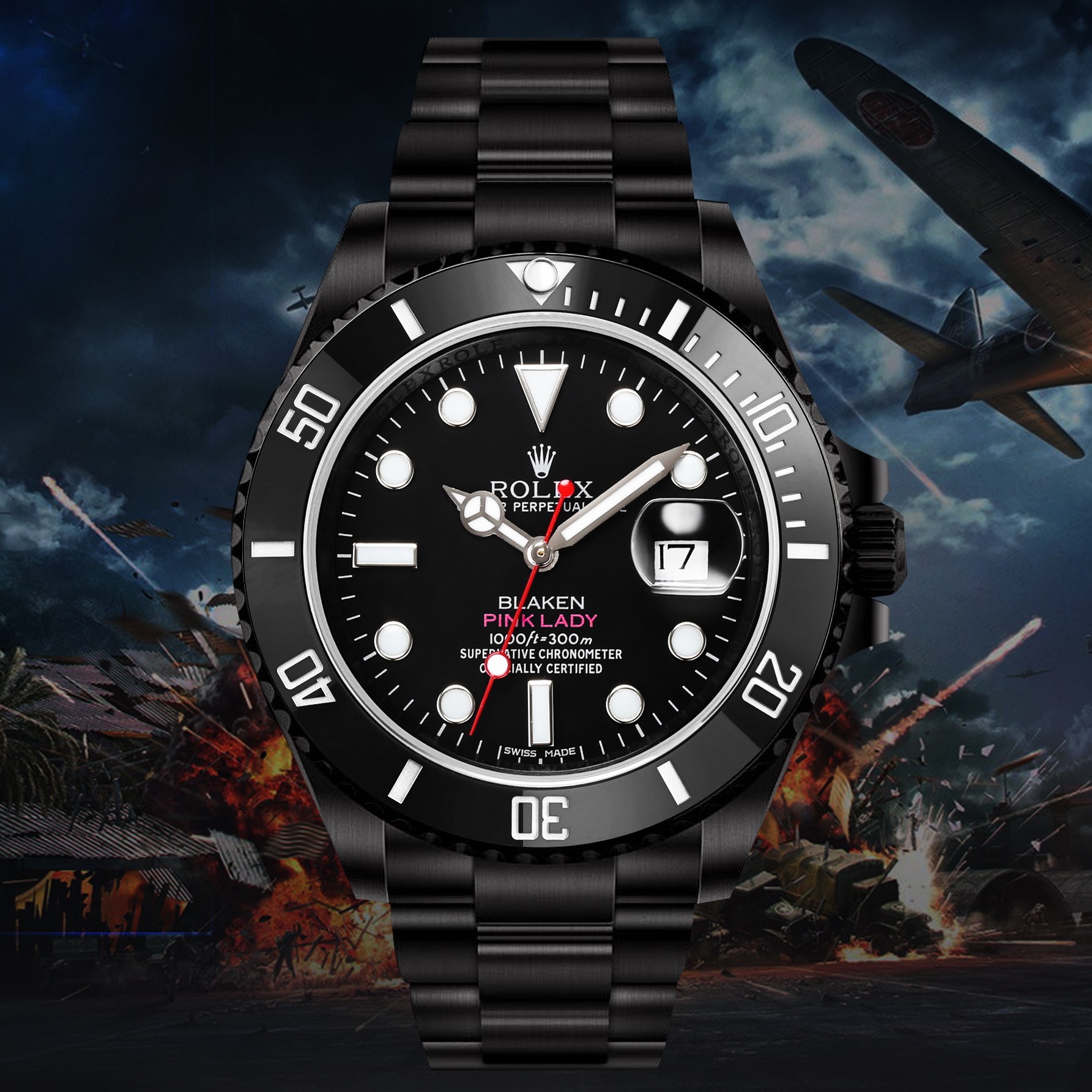 ROLEX 水鬼系列 机械腕表男,手表 5