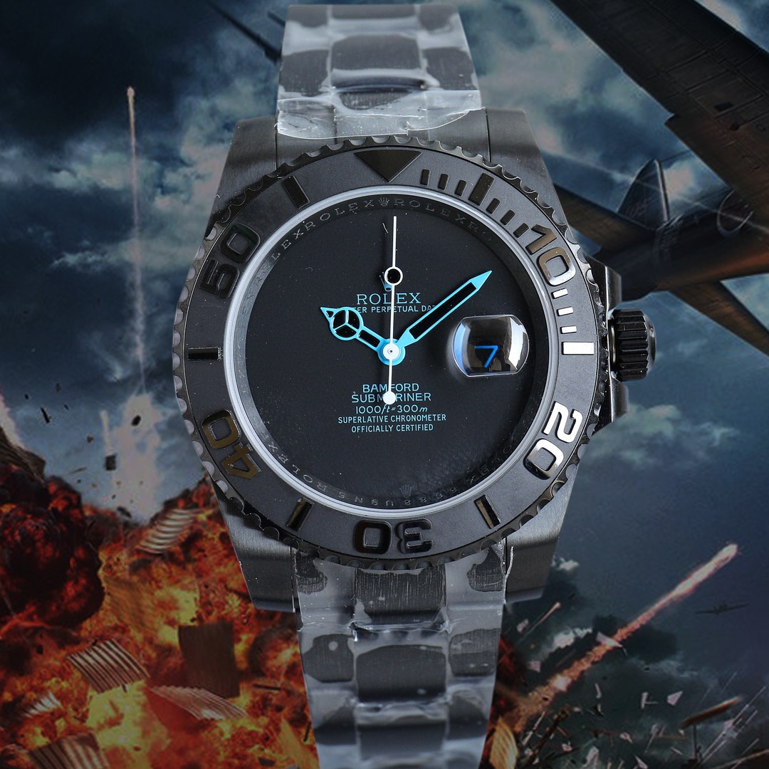 BLAKEN改装劳力士水鬼系列机械腕表