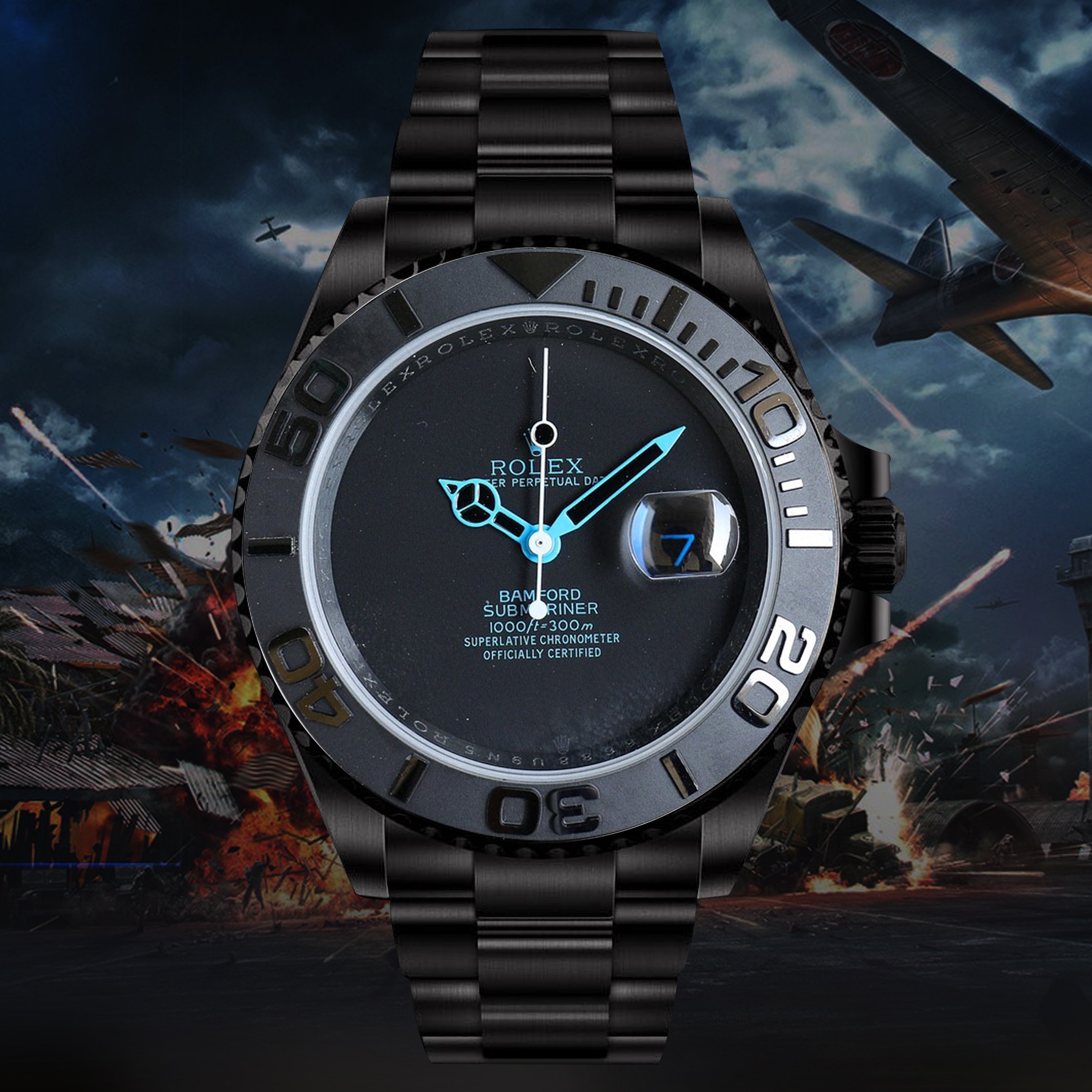 ROLEX 水鬼系列 机械腕表男,手表 5