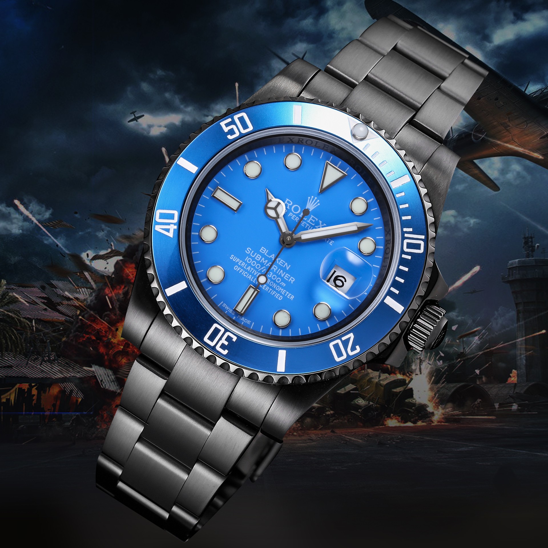 ROLEX 水鬼系列 机械腕表男,手表 2