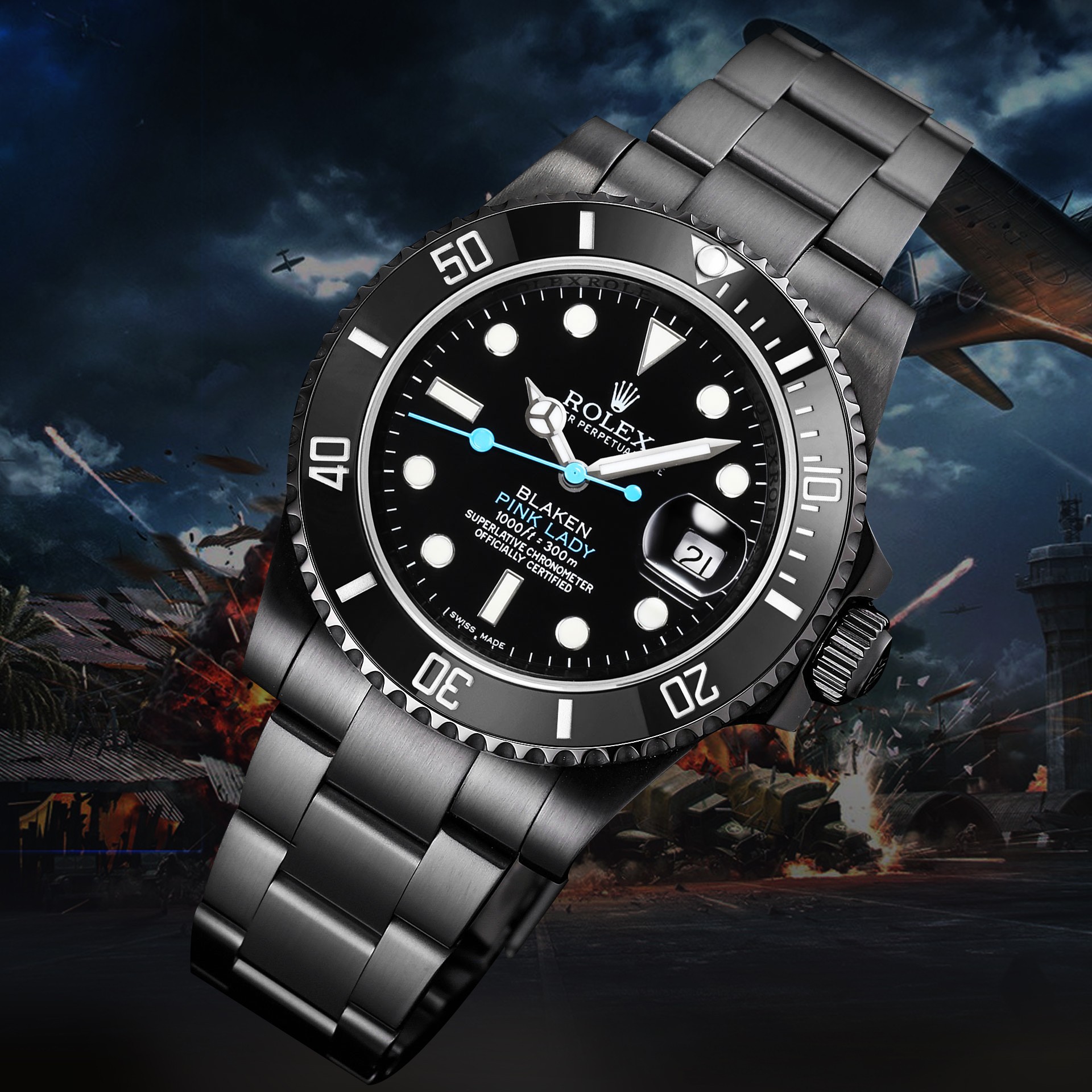 ROLEX 水鬼系列 机械腕表男,手表 4