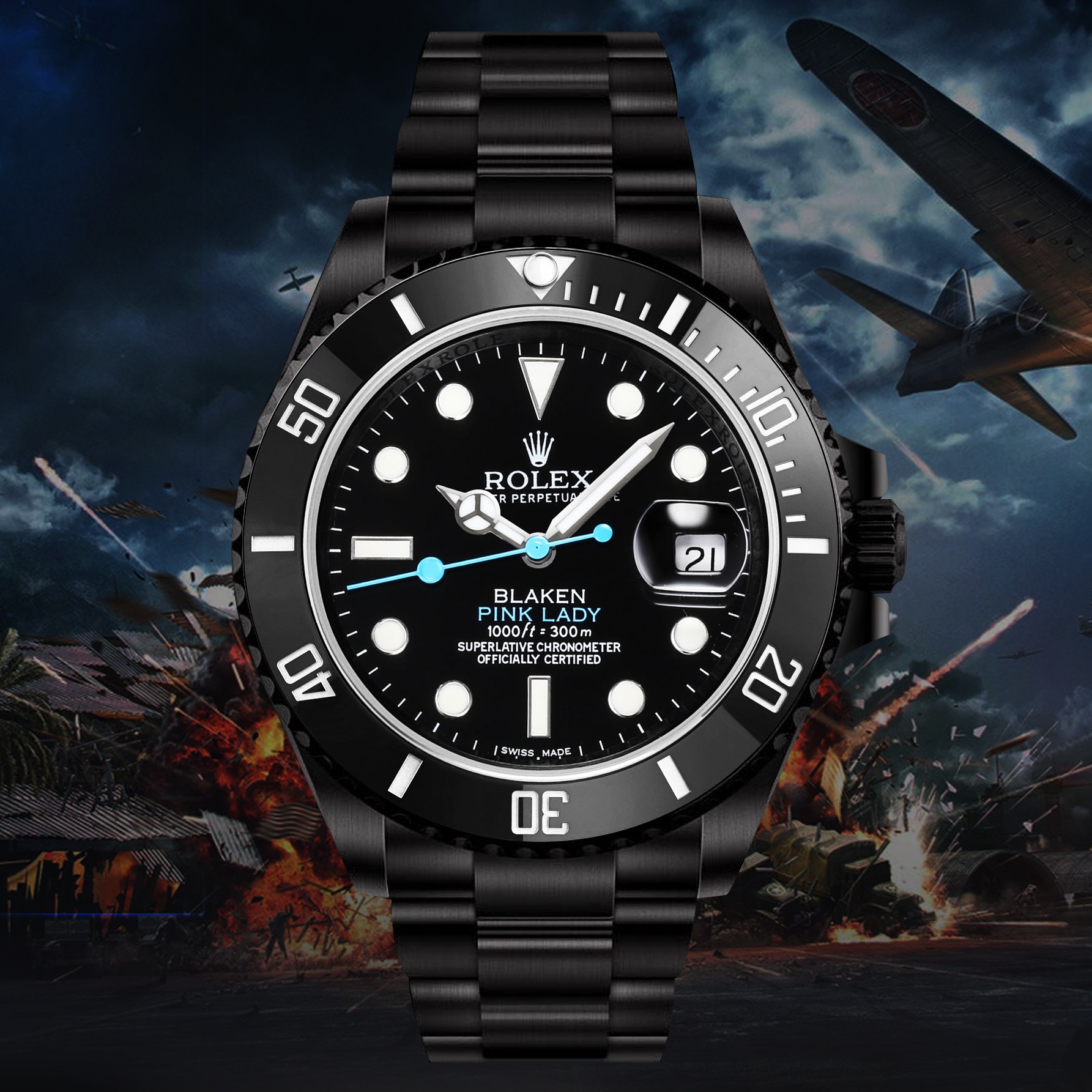 ROLEX 水鬼系列 机械腕表男,手表 6