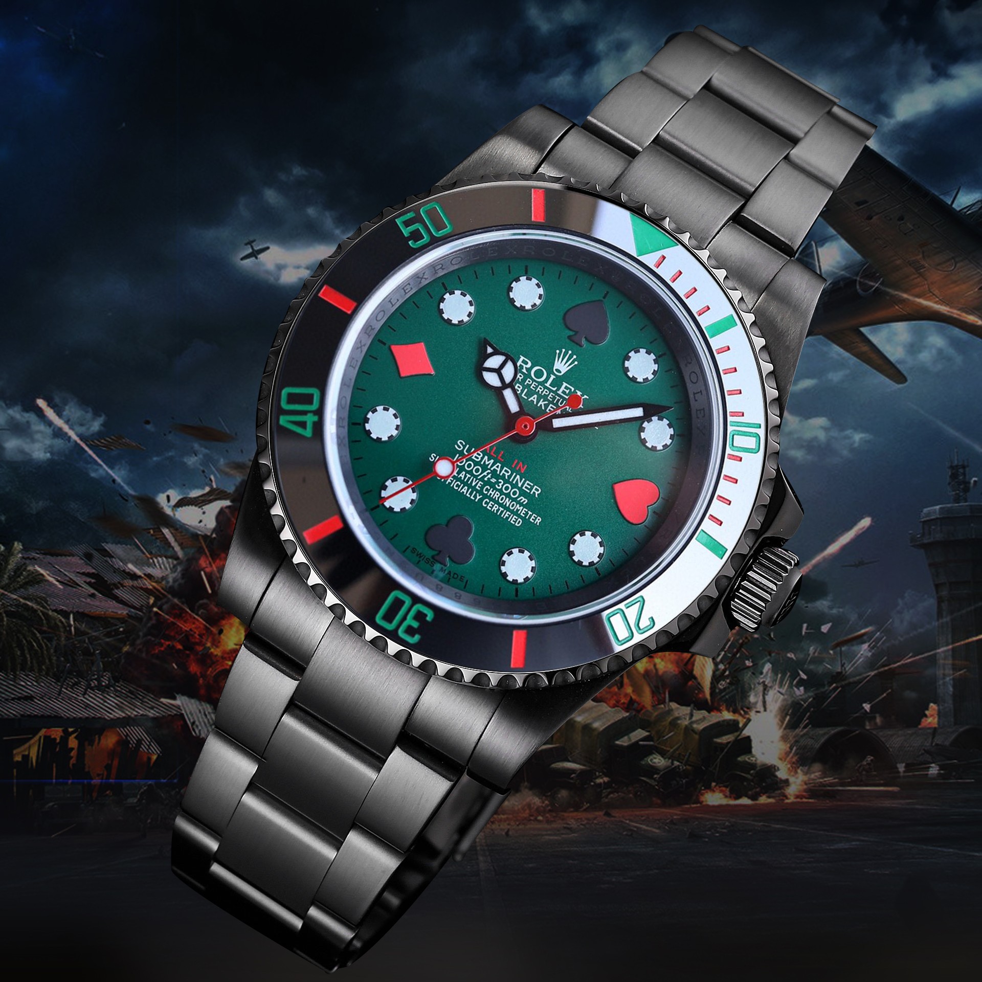 ROLEX 水鬼系列 机械腕表男,手表 4