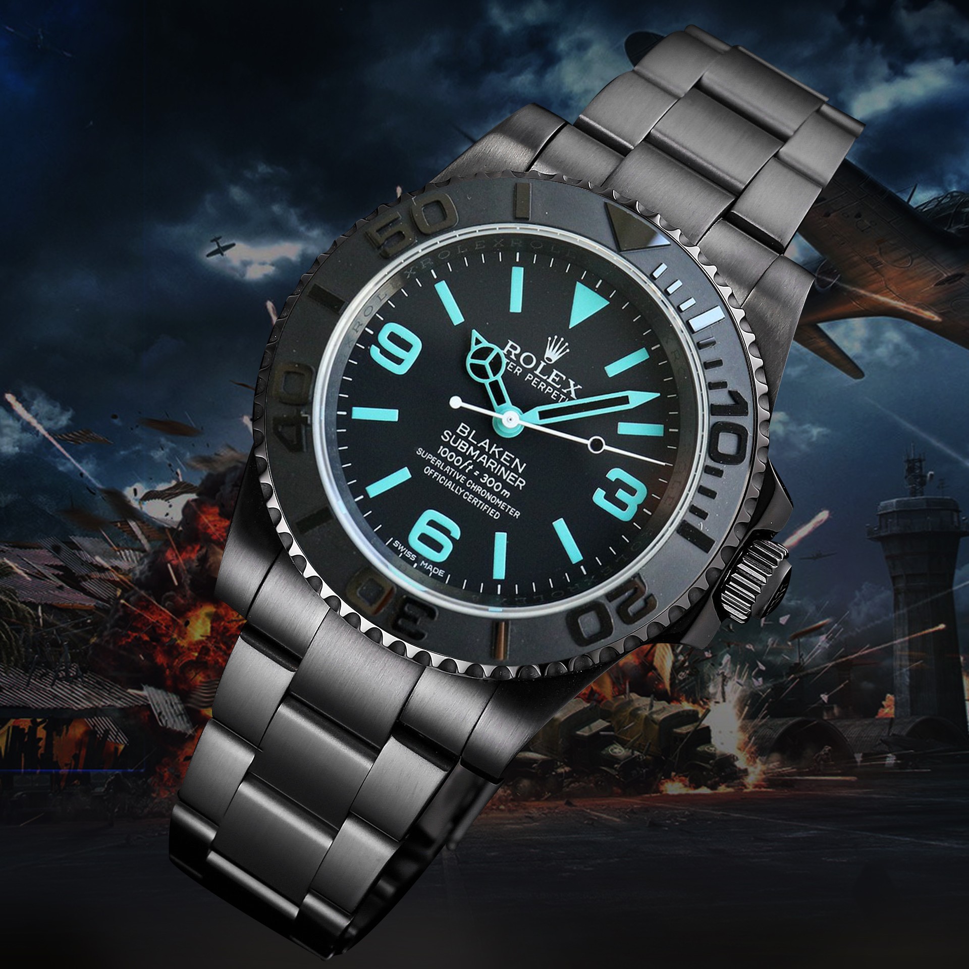 ROLEX 水鬼系列 机械腕表男,手表 6