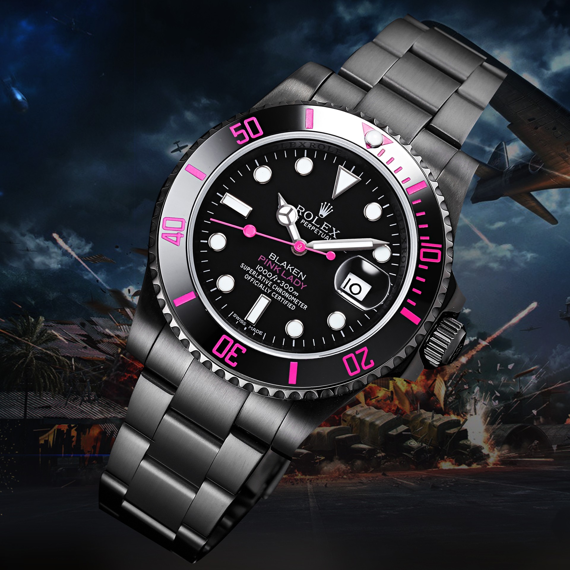 ROLEX 水鬼系列 机械腕表男,手表 6