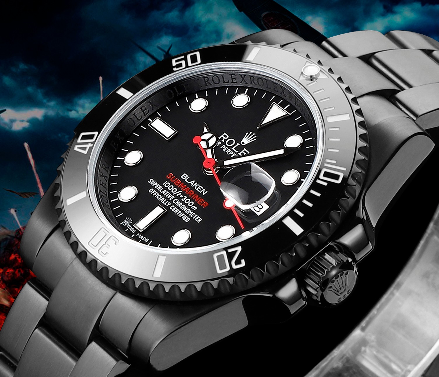 ROLEX 水鬼系列 机械腕表男,手表 3