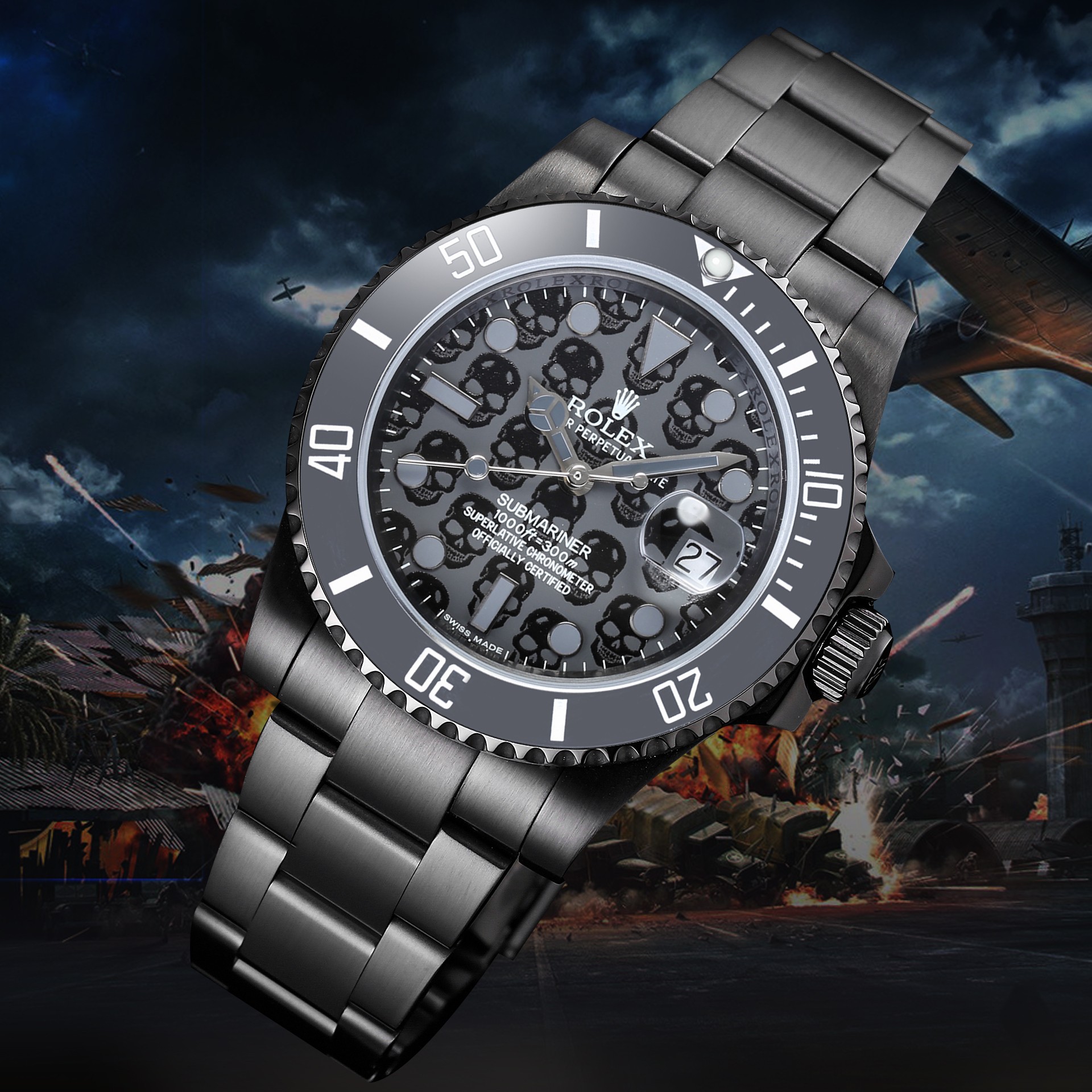 ROLEX 水鬼系列 机械腕表男,手表 5