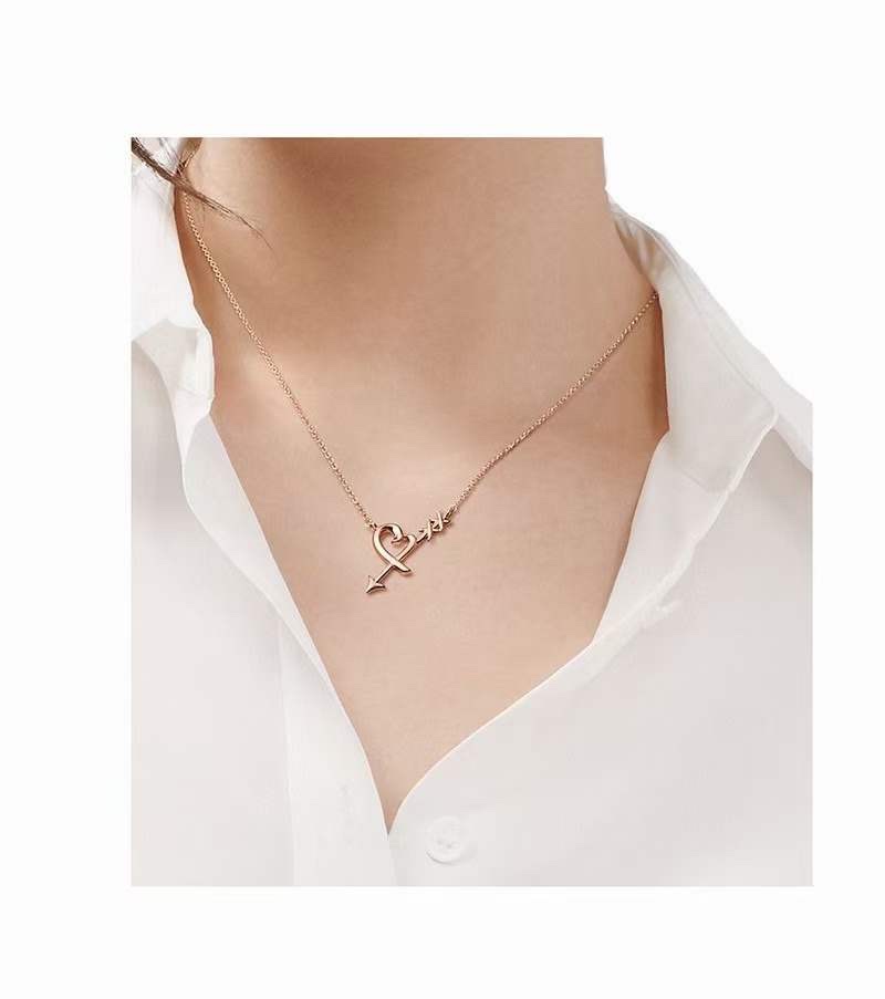 Tiffany & Co. Tiffany Graffiti系列 箭头项链 925银