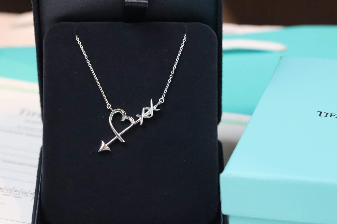 Tiffany & Co. Tiffany Graffiti系列 箭头项链 925银