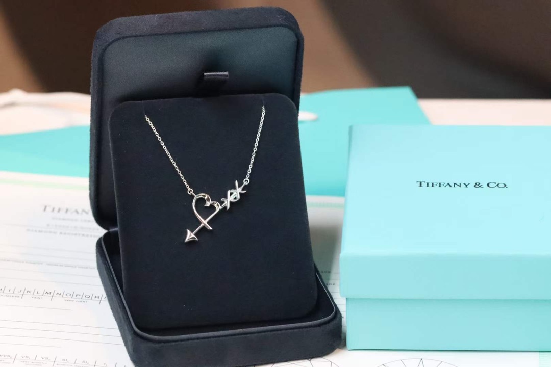 Tiffany & Co. Tiffany Graffiti系列 箭头项链 925银