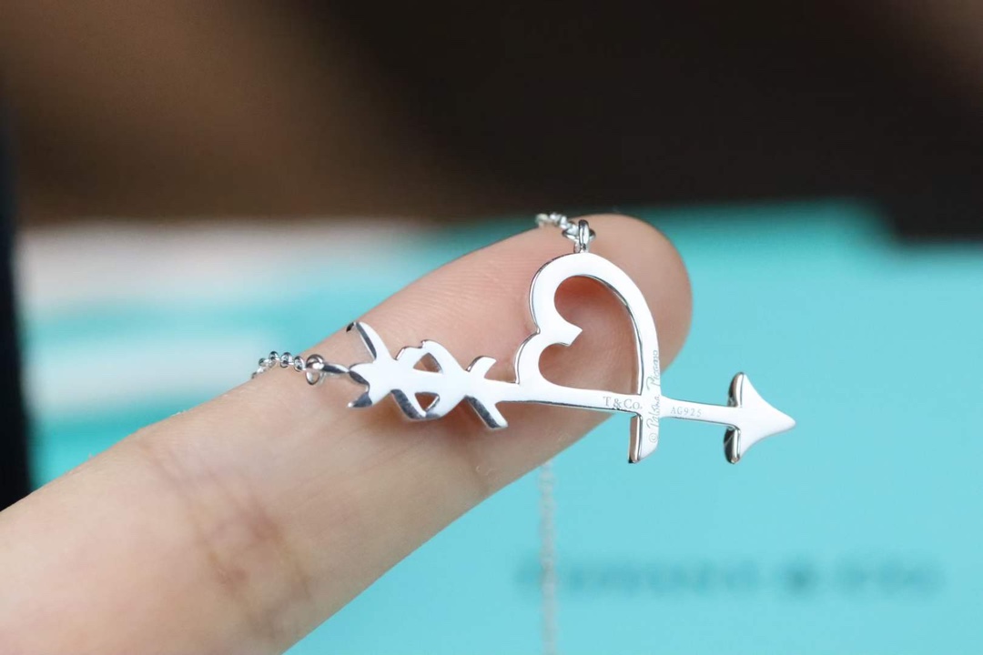 Tiffany & Co. Tiffany Graffiti系列 箭头项链 925银