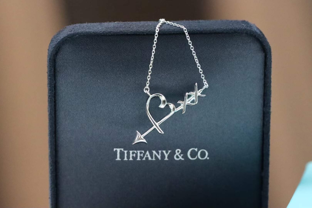 Tiffany & Co. Tiffany Graffiti系列 箭头项链 925银